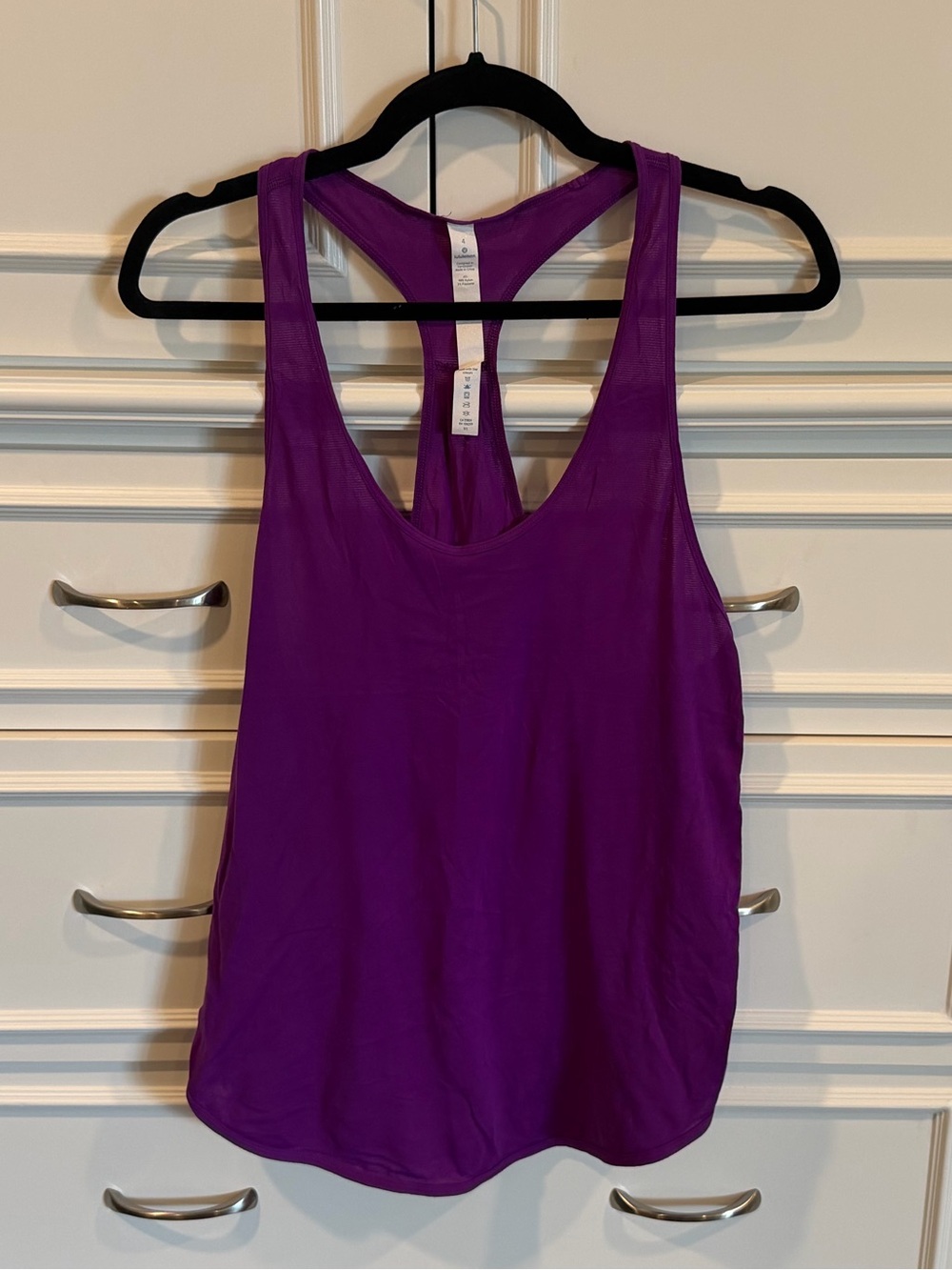 lululemon athletica Purple Racerback Training Tank